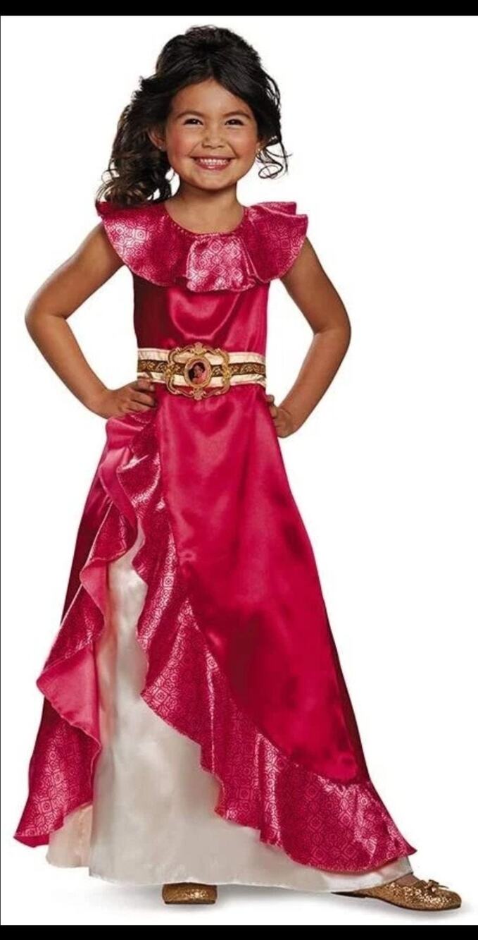 Disney Elena of Avalor Adventure Girls S 4-6 Halloween Costume Princess Dress - Picture 1 of 7